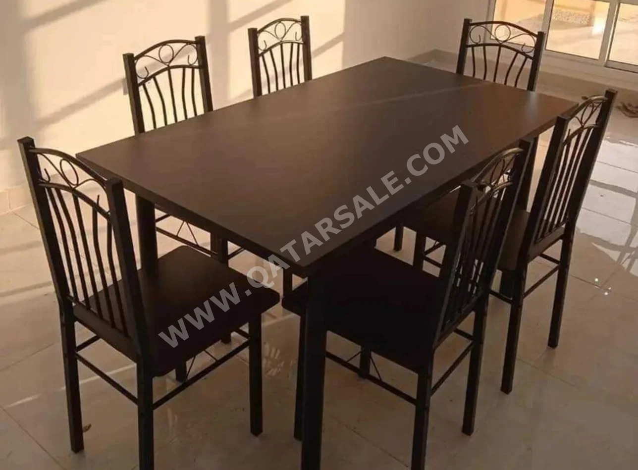 Dining Table with Chairs  - Black