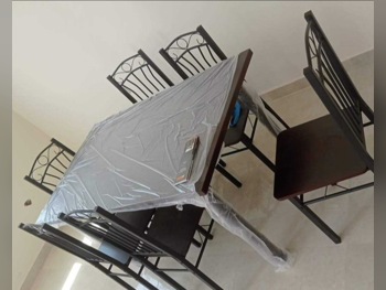 Dining Table with Chairs  - Brown  - Qatar  - 6 Seats