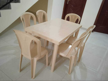 Dining Table with Chairs  - Lifestyle  - Beige  - Qatar  - 4 Seats