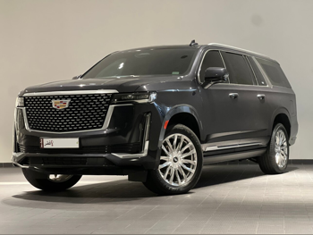 Cadillac  Escalade  ESV  2023  Automatic  46,000 Km  8 Cylinder  Four Wheel Drive (4WD)  SUV  Black  With Warranty