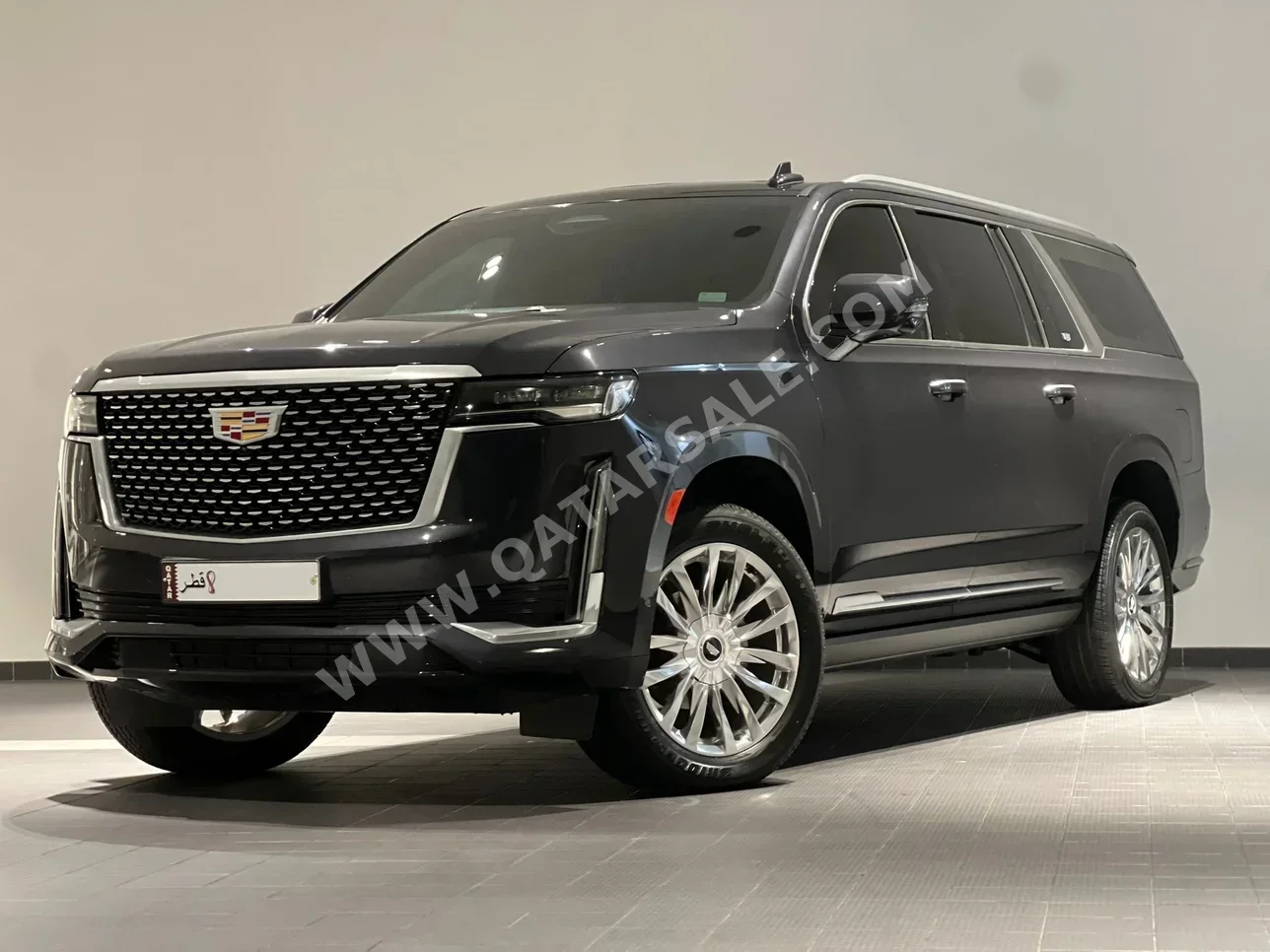 Cadillac  Escalade  ESV  2023  Automatic  46,000 Km  8 Cylinder  Four Wheel Drive (4WD)  SUV  Black  With Warranty