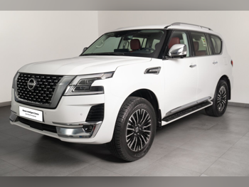Nissan  Patrol  SE Platinum  2024  Automatic  17 Km  6 Cylinder  Four Wheel Drive (4WD)  SUV  White  With Warranty