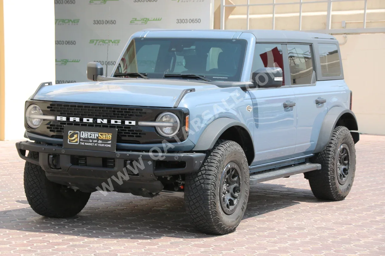 Ford  Bronco  Wild Trak  2023  Automatic  41,000 Km  6 Cylinder  Four Wheel Drive (4WD)  SUV  Blue  With Warranty