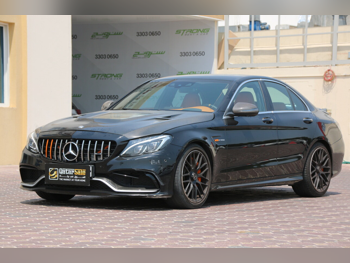 Mercedes-Benz  C-Class  63 AMG  2017  Automatic  124,000 Km  8 Cylinder  Rear Wheel Drive (RWD)  Sedan  Black
