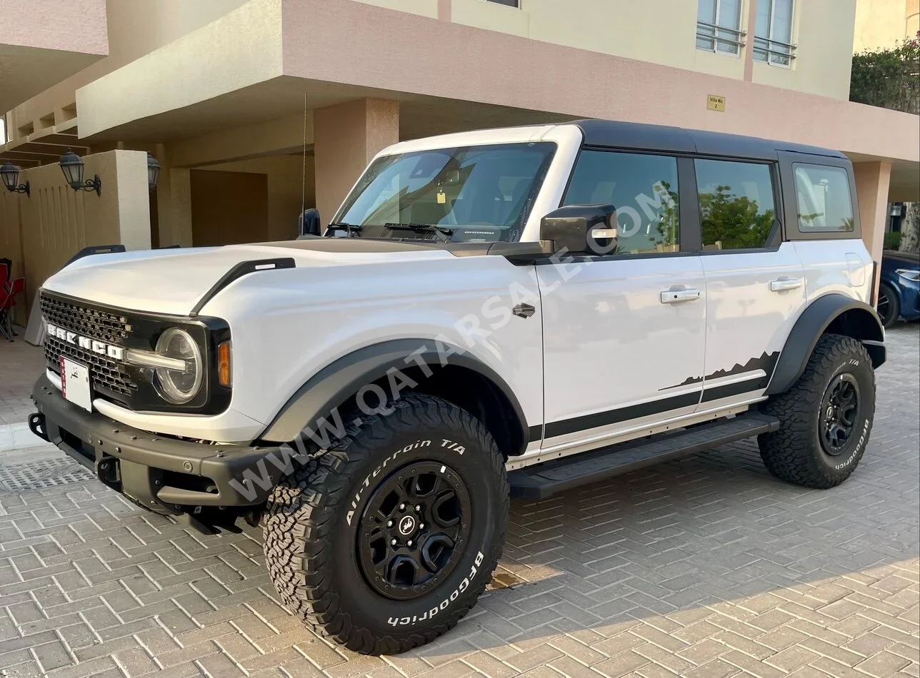 Ford  Bronco  Wild Trak  2021  Automatic  75,000 Km  6 Cylinder  Four Wheel Drive (4WD)  SUV  White  With Warranty