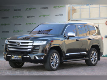 Toyota  Land Cruiser  VXR Twin Turbo  2024  Automatic  25,000 Km  6 Cylinder  Four Wheel Drive (4WD)  SUV  Black  With Warranty