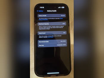 Mobile Phones Apple  - iPhone 15  - Pro  - Black Titanium  - 128 GB