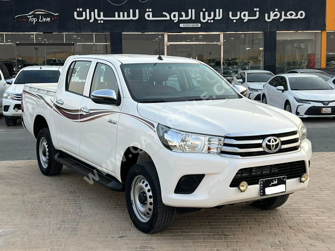 Toyota  Hilux  2019  Automatic  66,000 Km  4 Cylinder  Four Wheel Drive (4WD)  Pick Up  White