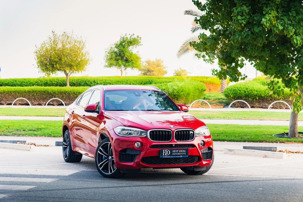BMW  X-Series  X6 M  2015  Automatic  120,000 Km  8 Cylinder  Four Wheel Drive (4WD)  SUV  Red  With Warranty