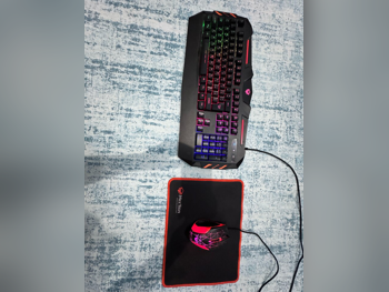Keyboards - MeeTion  - Black / Red  - Keyboard & Mouse  - Wired