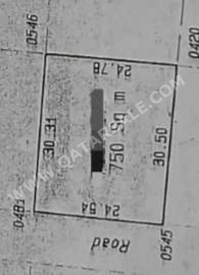 Lands For Sale in Umm Salal  - Umm Al Amad  -Area Size 750 Square Meter