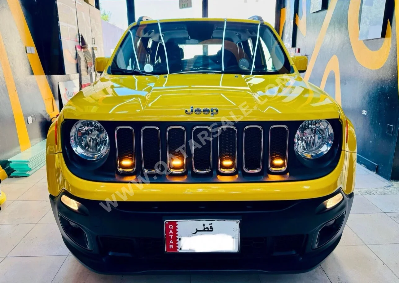 Jeep  Renegade  Longitude  2017  Automatic  70,000 Km  4 Cylinder  Front Wheel Drive (FWD)  SUV  Yellow