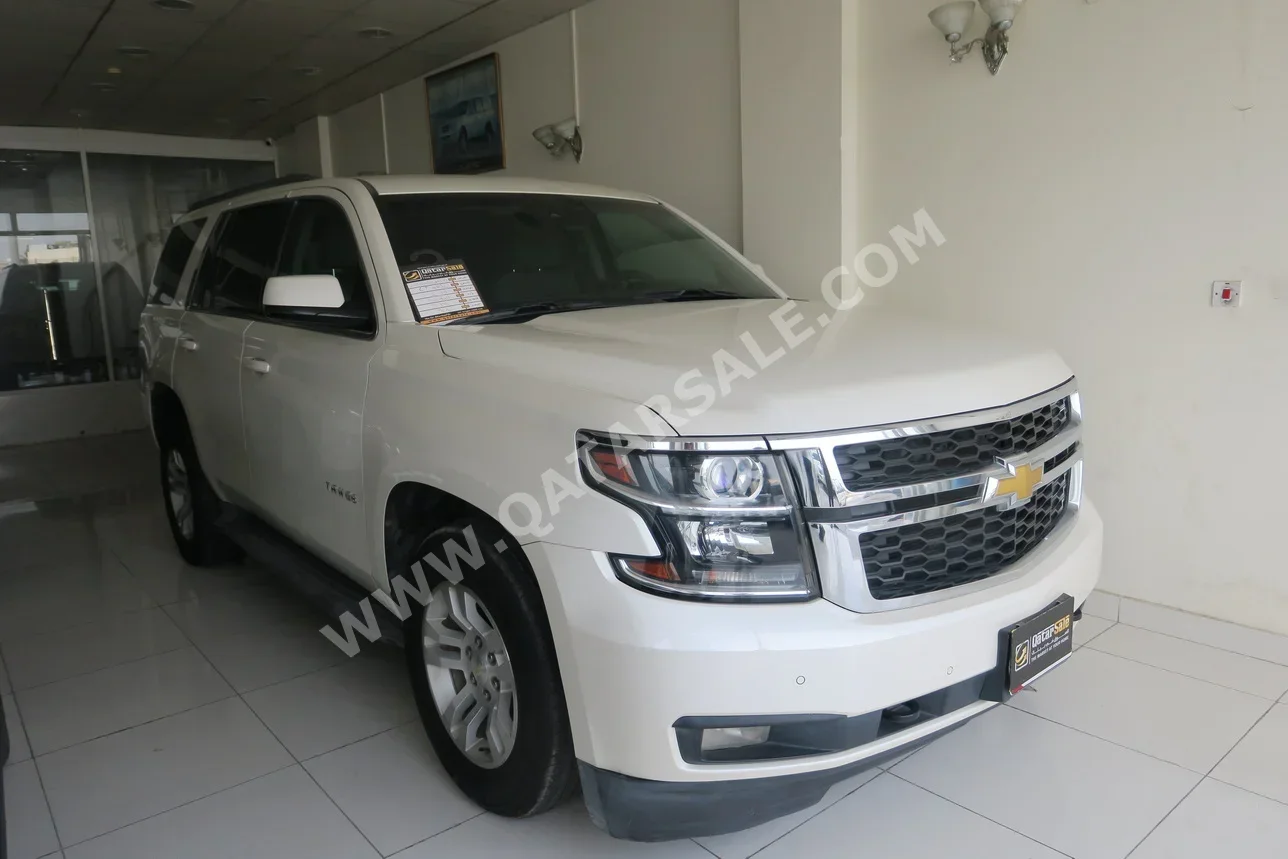 Chevrolet  Tahoe  LT  2015  Automatic  232,000 Km  8 Cylinder  Four Wheel Drive (4WD)  SUV  White