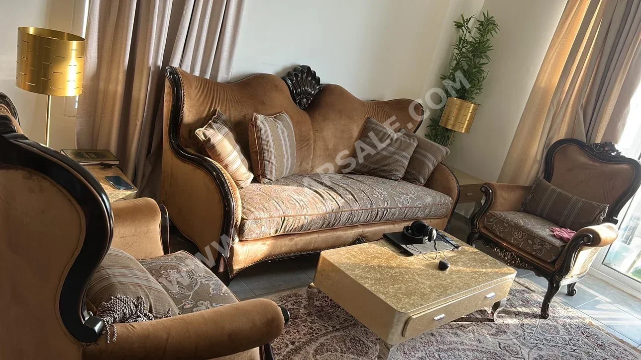 Sofas, Couches & Chairs Sofa Set  - Brown