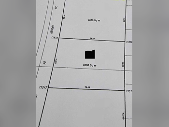 Lands For Sale  in Al Wakrah  - Al Wukair  -Area Size 4,000 Square Meter