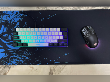 Keyboards - Asus  - White / Black  - Keyboard & Mouse  - Wired