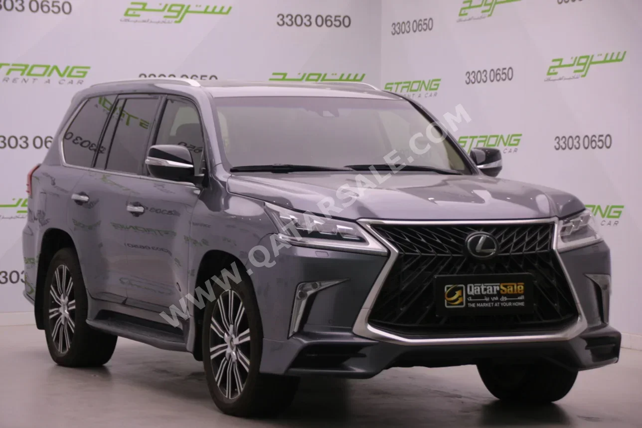 Lexus  LX  570 S  2019  Automatic  100,000 Km  8 Cylinder  Four Wheel Drive (4WD)  SUV  Gray