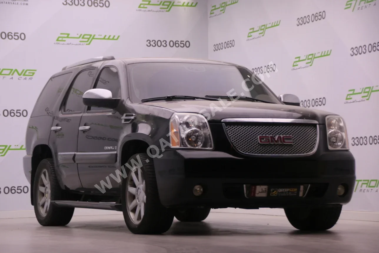 جي ام سي  يوكون  2008  اوتوماتيك  400,000 كم  8 سلندر  دفع رباعي  اس يو في  أسود