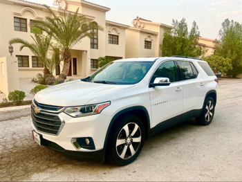 Chevrolet  Traverse  LT  2019  Automatic  65,000 Km  6 Cylinder  All Wheel Drive (AWD)  SUV  White