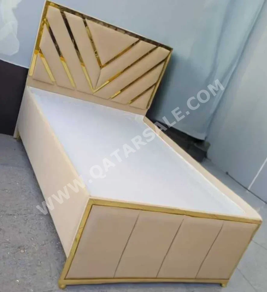 Beds - Single  - Yellow  - Mattress Included