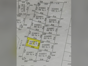 Lands For Sale  in Al Wakrah  - Al Meshaf  -Area Size 600 Square Meter