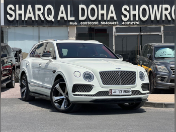 Bentley  Bentayga  2017  Automatic  85,000 Km  12 Cylinder  Four Wheel Drive (4WD)  SUV  White