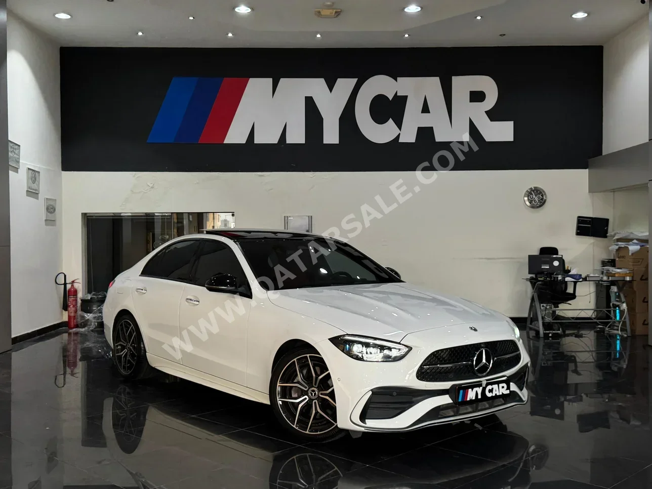 Mercedes-Benz  C-Class  300 AMG  2023  Automatic  80,000 Km  4 Cylinder  Rear Wheel Drive (RWD)  Sedan  White  With Warranty