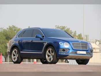 Bentley  Bentayga  2017  Automatic  48,000 Km  12 Cylinder  Four Wheel Drive (4WD)  SUV  Blue