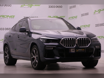 BMW  X-Series  X6  2021  Automatic  82,000 Km  6 Cylinder  Four Wheel Drive (4WD)  SUV  Gray  With Warranty