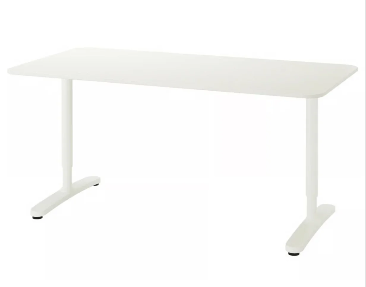 المكاتب ومكاتب الحاسوب - مكتب دراسة  - ايكيا  - أبيض