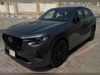 مازدا  سي اكس  60  2024  اوتوماتيك  25,000 كم  6 سلندر  دفع كلي مستمر  اس يو في  رمادي غامق  تحت الضمان