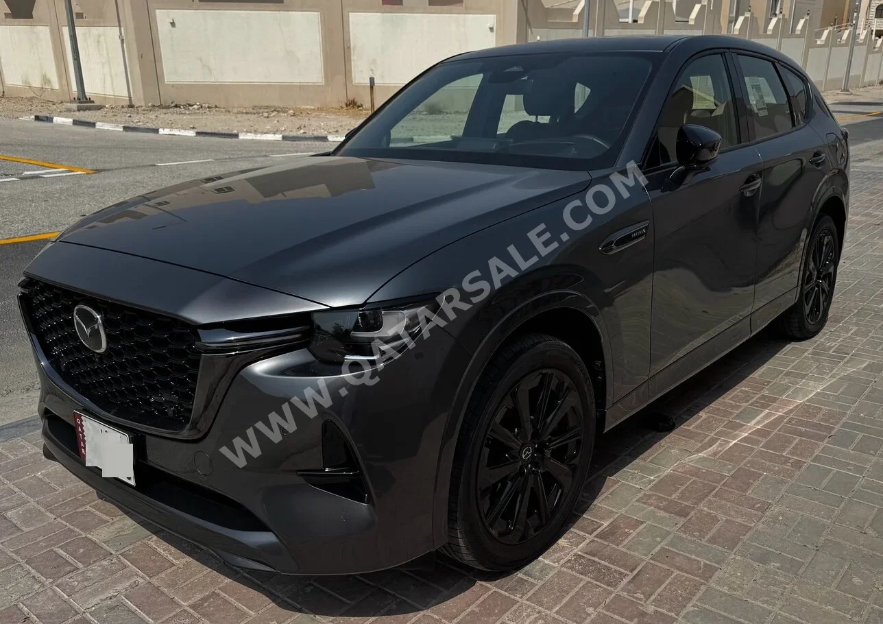 مازدا  سي اكس  60  2024  اوتوماتيك  25,000 كم  6 سلندر  دفع كلي مستمر  اس يو في  رمادي غامق  تحت الضمان