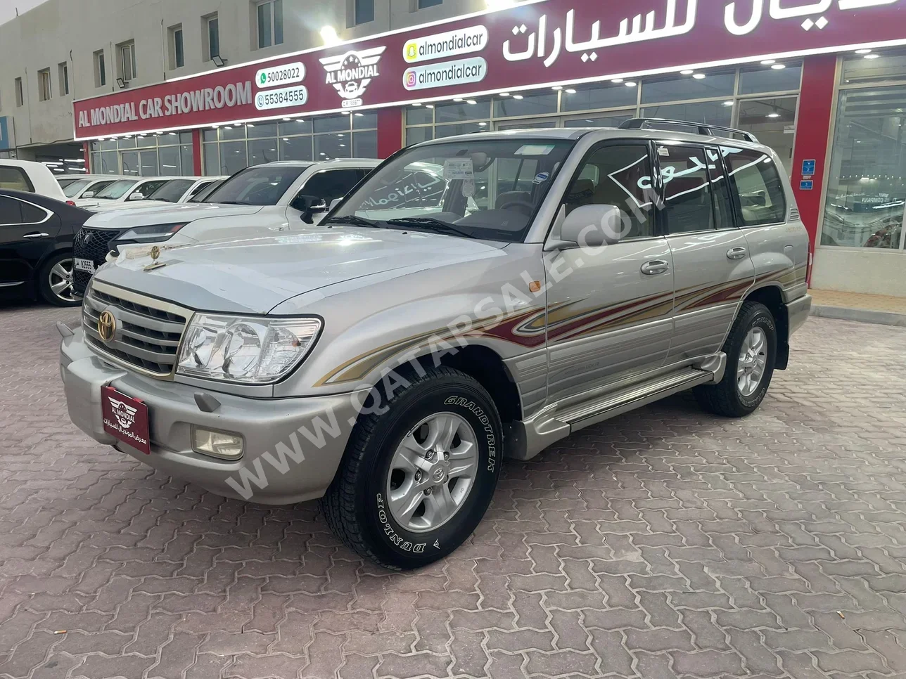 تويوتا  لاند كروزر  جي اكس ار  2006  عادي  68,000 كم  6 سلندر  دفع رباعي  اس يو في  فضي