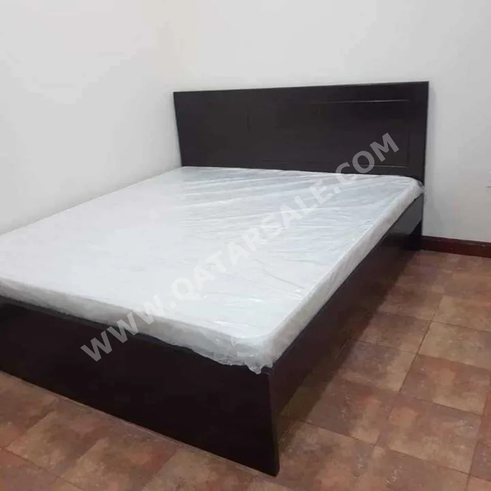 Beds - Queen  - Brown  - Mattress Included