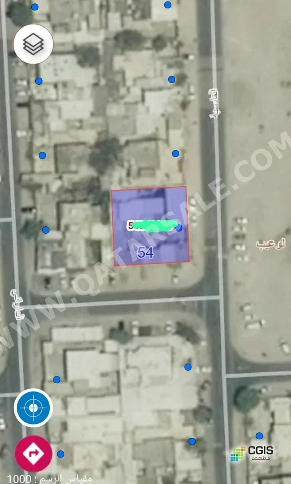 Lands For Sale in Al Rayyan  - Mehairja  -Area Size 604 Square Meter