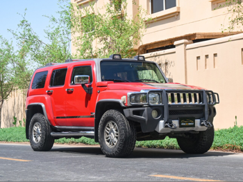 Hummer  H3  2009  Automatic  197,000 Km  5 Cylinder  Four Wheel Drive (4WD)  SUV  Red