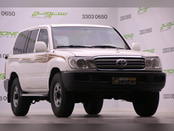 تويوتا  لاند كروزر  جي اكس  2007  عادي  360,000 كم  6 سلندر  دفع رباعي  اس يو في  أبيض