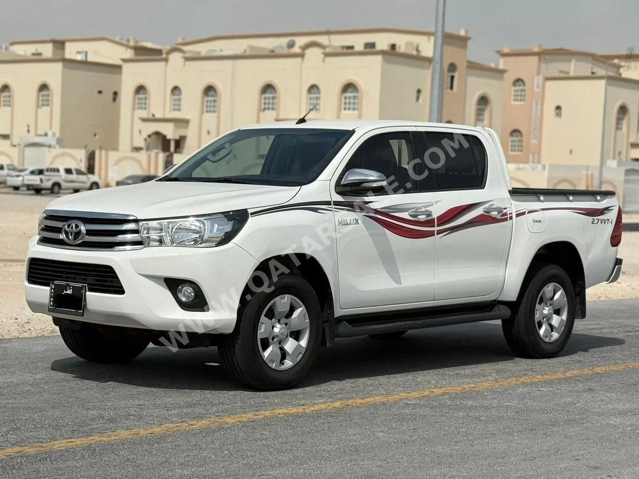 Toyota  Hilux  SR5  2017  Manual  154,000 Km  4 Cylinder  Four Wheel Drive (4WD)  Pick Up  White