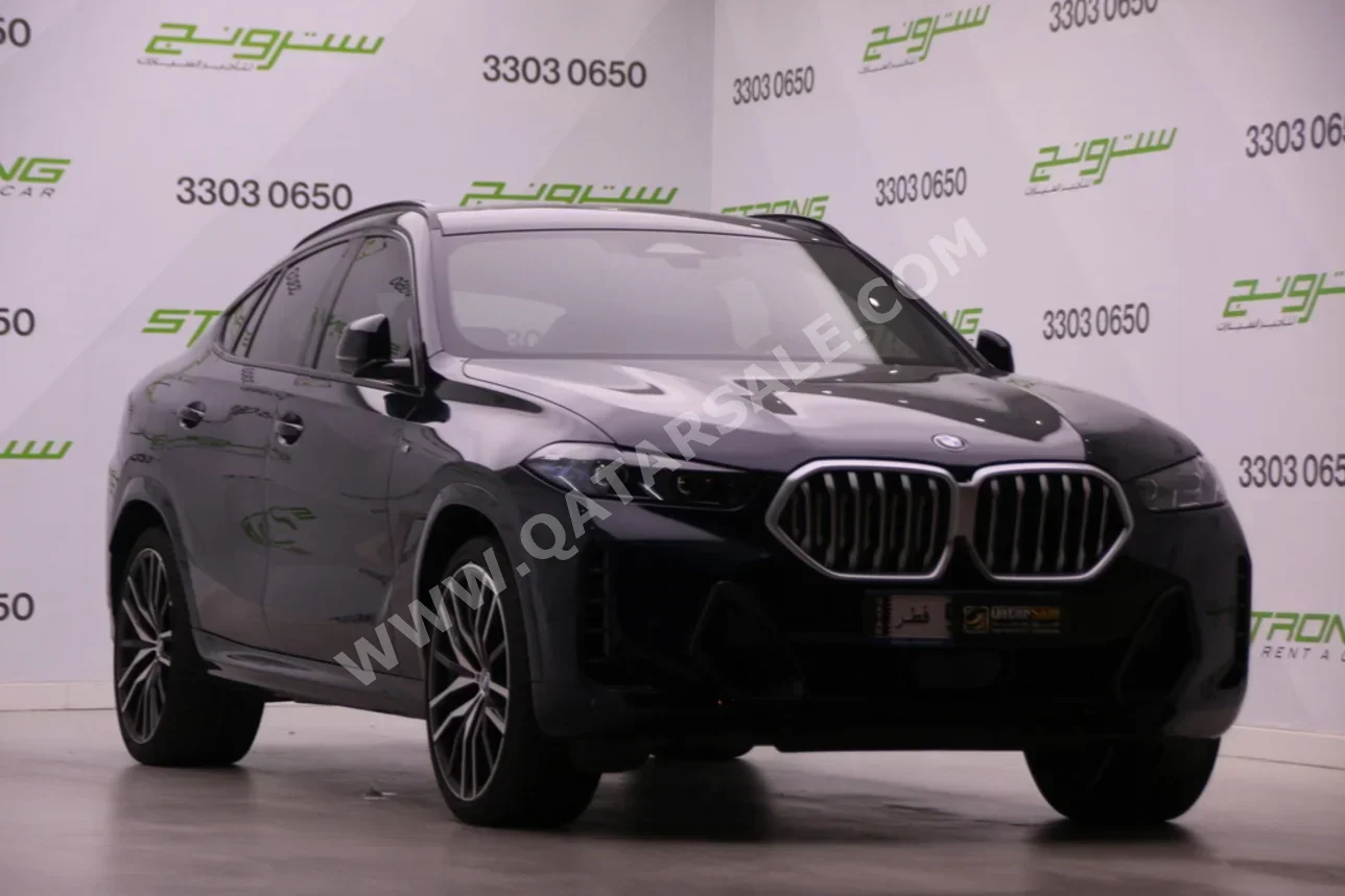 BMW  X-Series  X6  2024  Automatic  21,000 Km  6 Cylinder  Four Wheel Drive (4WD)  SUV  Dark Blue  With Warranty