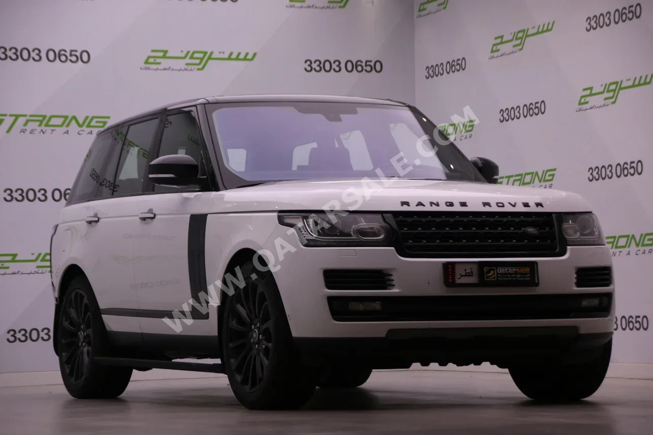 Land Rover  Range Rover  Vogue  Autobiography  2016  Automatic  98,000 Km  8 Cylinder  Four Wheel Drive (4WD)  SUV  White