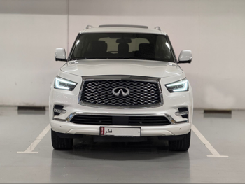Infiniti  QX  80  2018  Automatic  139,000 Km  8 Cylinder  Four Wheel Drive (4WD)  SUV  White