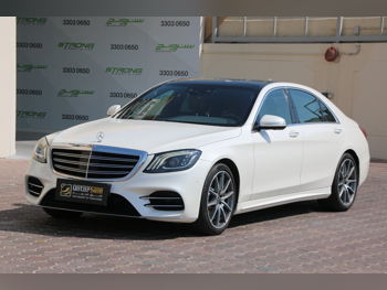 Mercedes-Benz  S-Class  450  2019  Automatic  129,000 Km  6 Cylinder  Rear Wheel Drive (RWD)  Sedan  Pearl