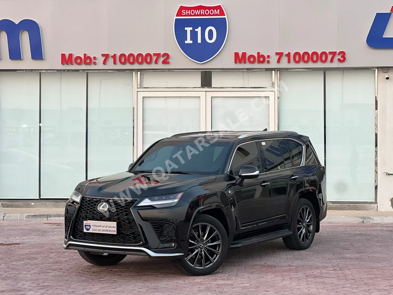 Lexus  LX  600 F Sport  2023  Automatic  59,000 Km  6 Cylinder  Four Wheel Drive (4WD)  SUV  Black  With Warranty