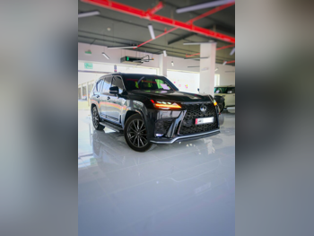 Lexus  LX  600 F Sport  2023  Automatic  83,000 Km  6 Cylinder  Four Wheel Drive (4WD)  SUV  Black  With Warranty