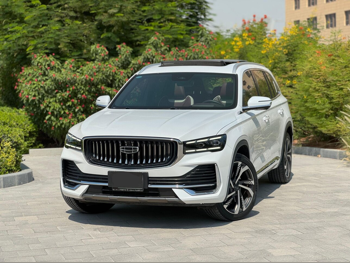 Geely  Monjaro  Luxury  2023  Automatic  26,000 Km  4 Cylinder  All Wheel Drive (AWD)  SUV  White  With Warranty