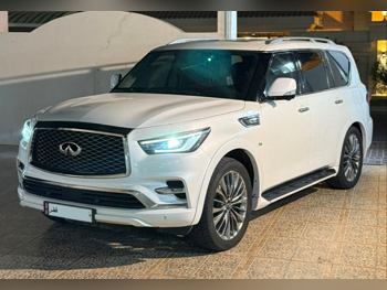 Infiniti  QX  80  2018  Automatic  169,000 Km  8 Cylinder  Four Wheel Drive (4WD)  SUV  White