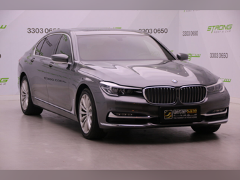 BMW  7-Series  730 Li  2019  Automatic  141,000 Km  6 Cylinder  Rear Wheel Drive (RWD)  Sedan  Gray