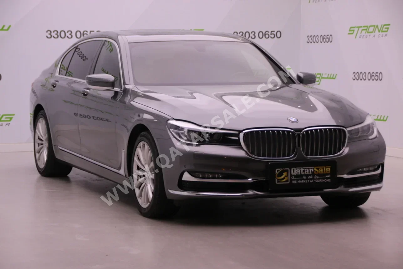 BMW  7-Series  730 Li  2019  Automatic  141,000 Km  6 Cylinder  Rear Wheel Drive (RWD)  Sedan  Gray