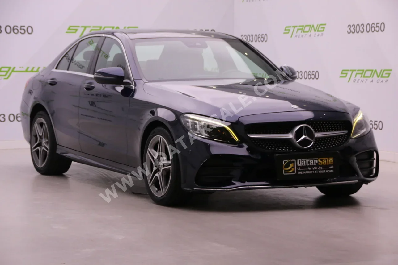 Mercedes-Benz  C-Class  200  2019  Automatic  108,000 Km  4 Cylinder  Rear Wheel Drive (RWD)  Sedan  Dark Blue