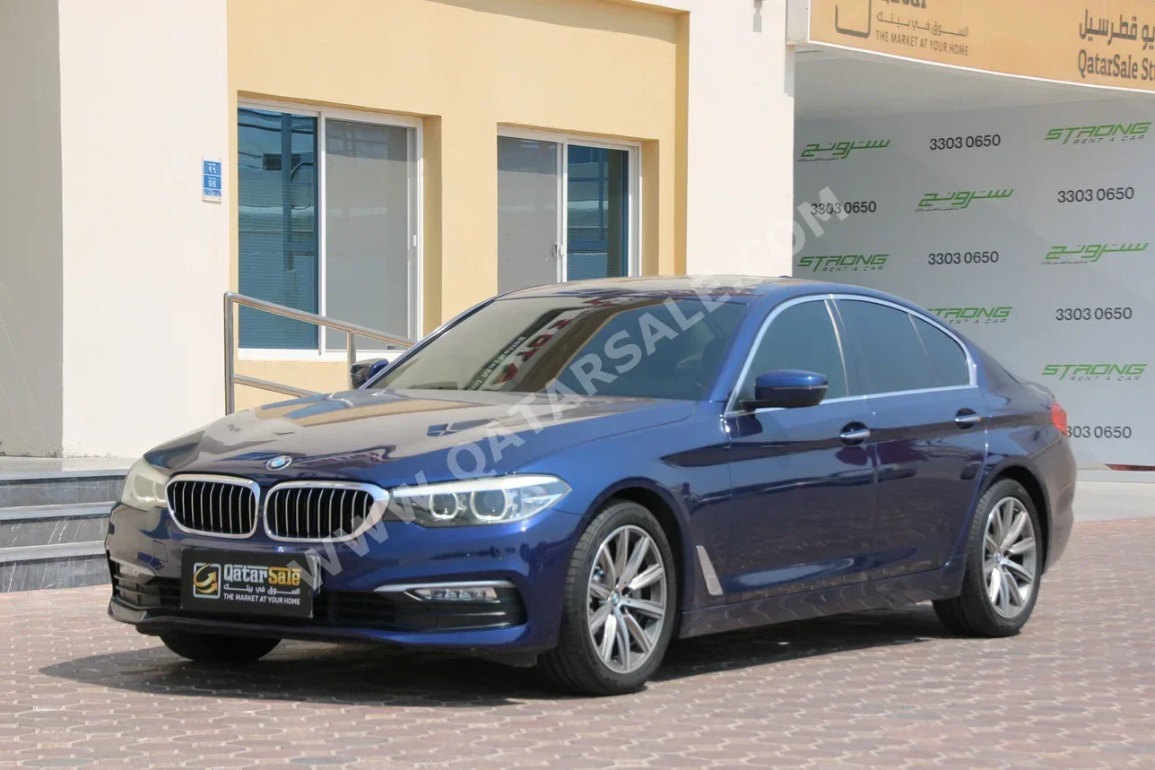 BMW  5-Series  530i  2017  Automatic  82,000 Km  4 Cylinder  Rear Wheel Drive (RWD)  Sedan  Dark Blue